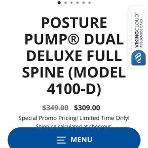 Posture Pump Dual Deluxe
